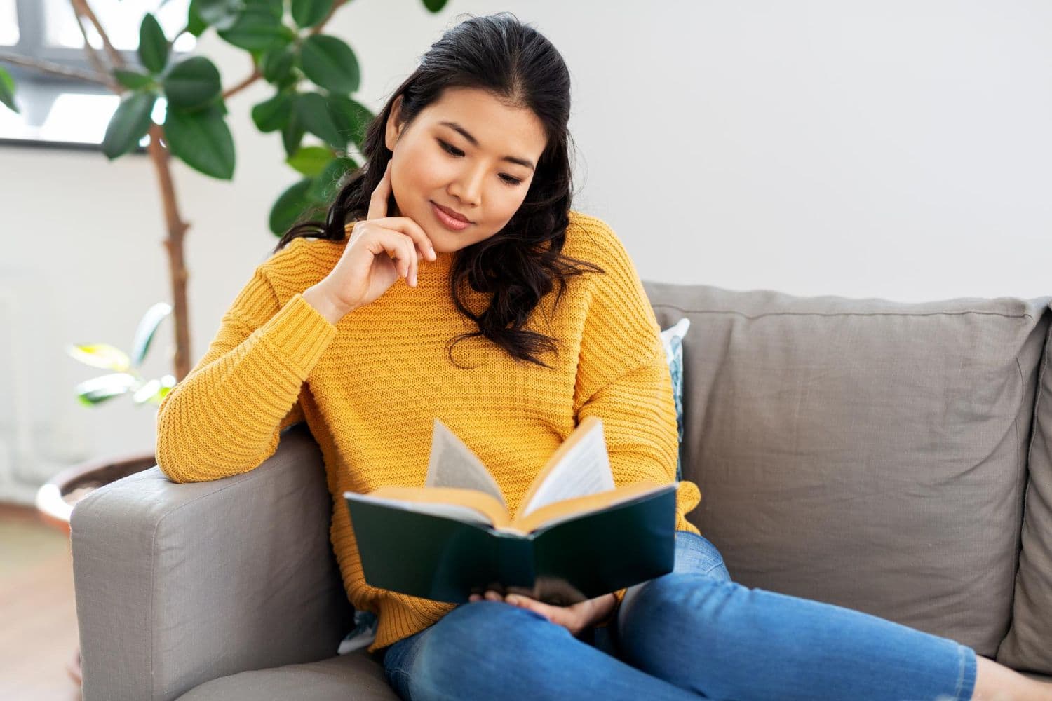 A person reading mental health quotes for strength and hope.jpg
